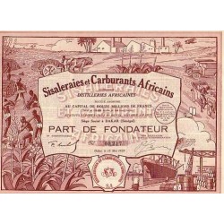 Sisaleraies et Carburants Africains (anciennement Distilleries Africaines)