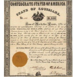 Confederate States of America. State of Louisiana