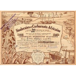 Sisaleraies et Carburants Africains